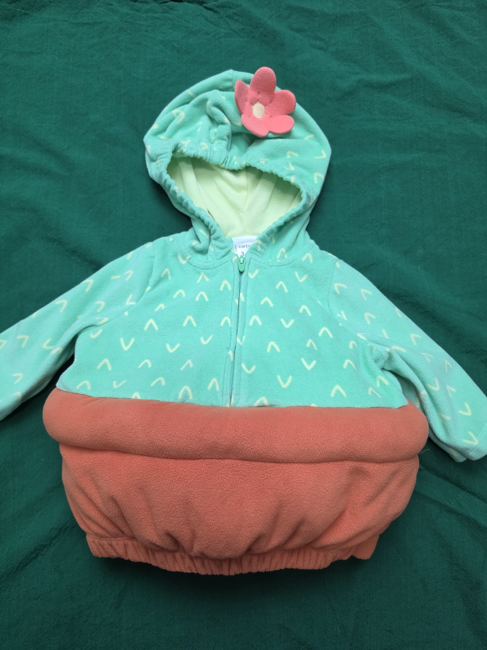 Carter's Baby Halloween Costume Little Cactus size 3-6 Months
